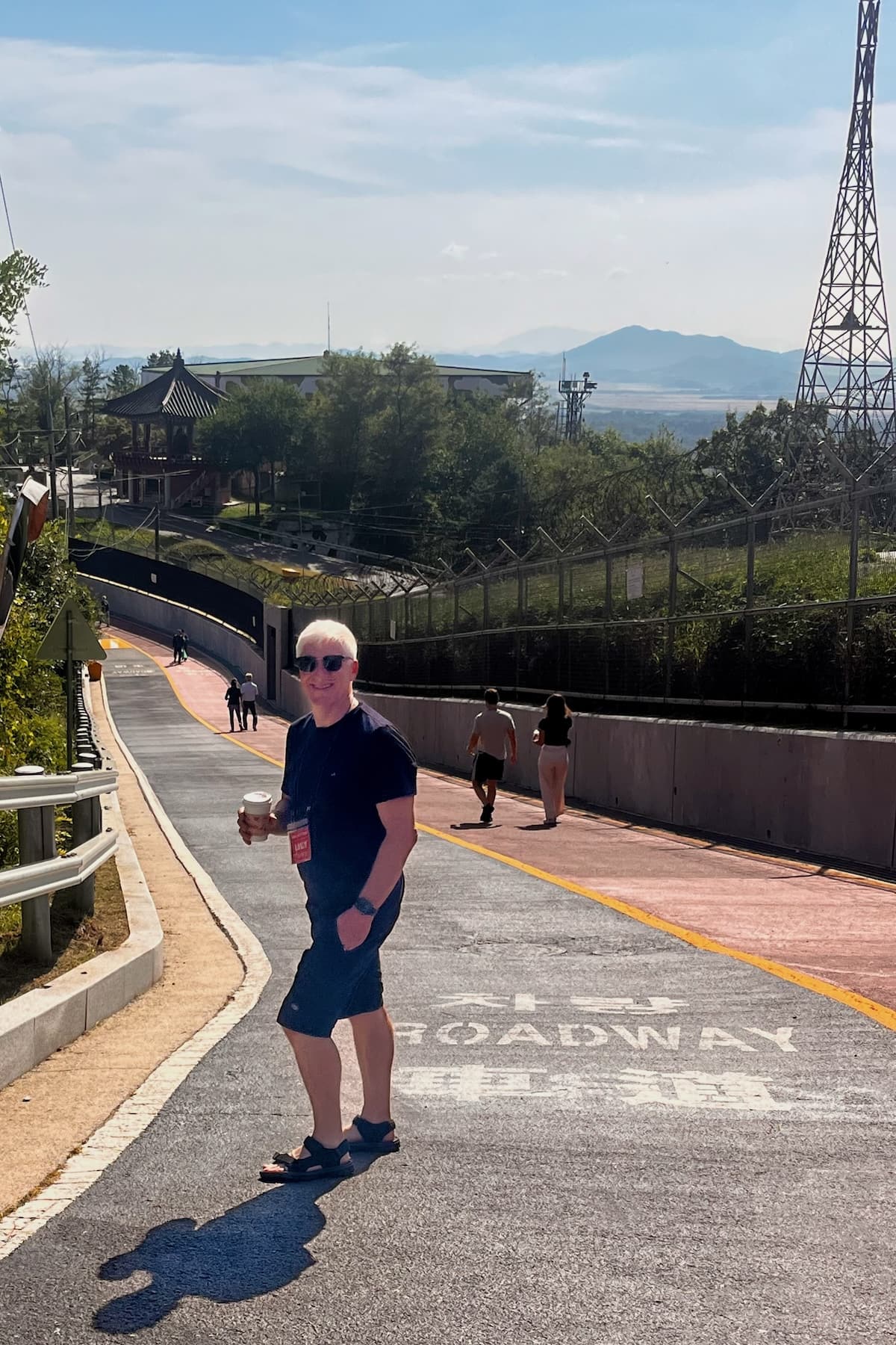 Old Observatory and North Korea in the distance