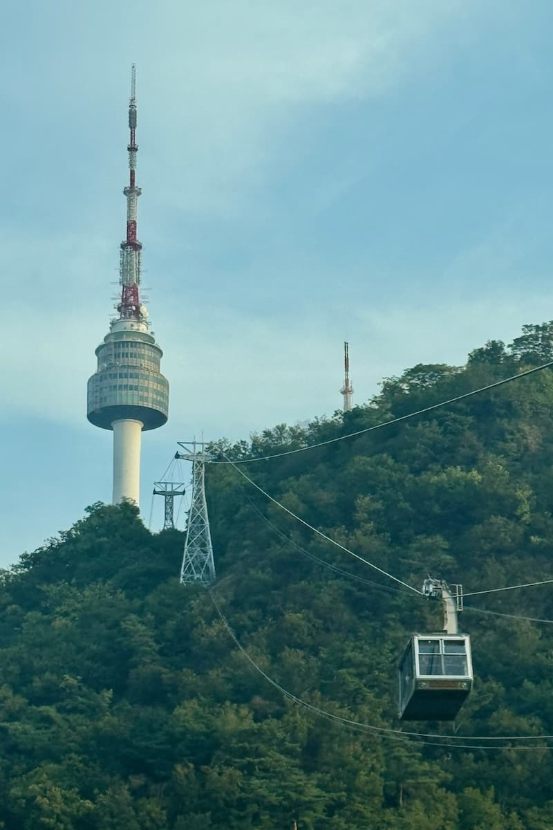 Seoul Tower and Namsan cable car, Korea