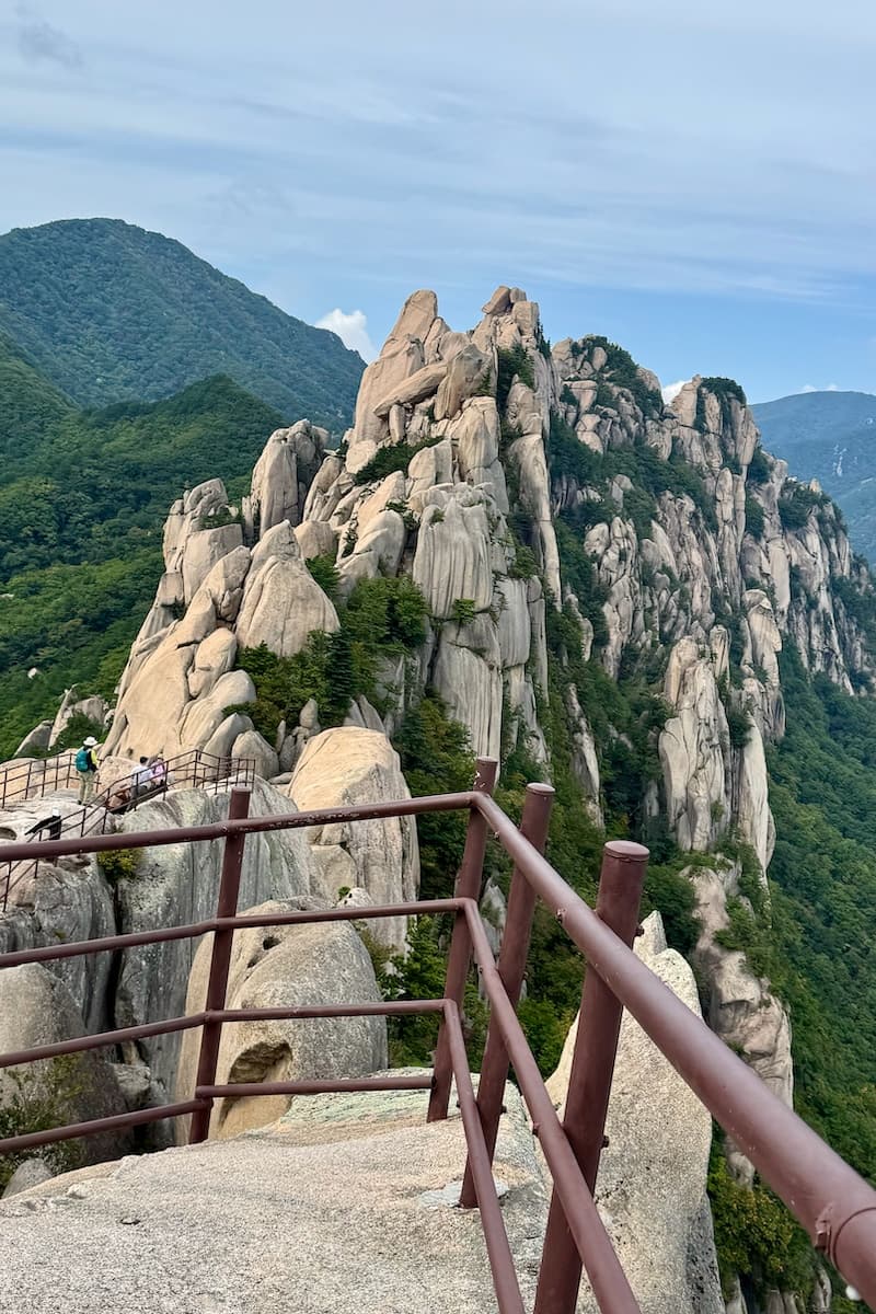 Summit views in Seoraksan National Park, Sokcho, Korea