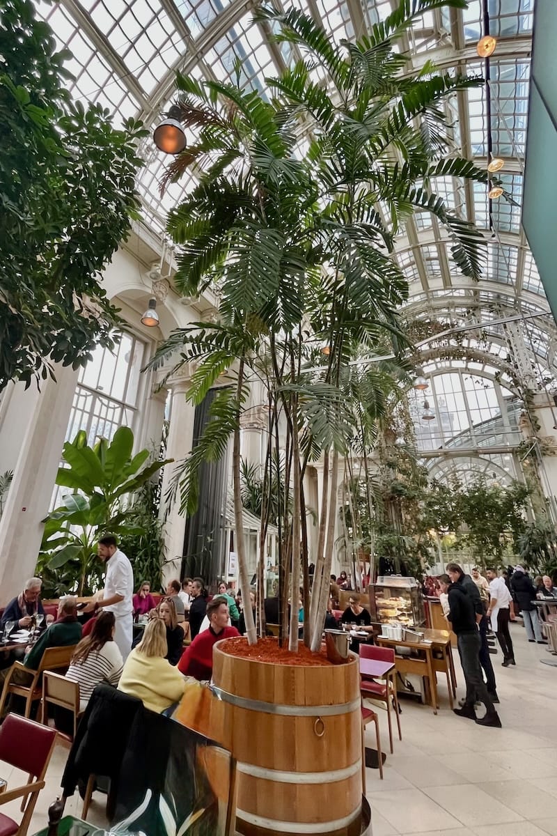 Palmenhaus Brasserie in Burggarten park Vienna Austria