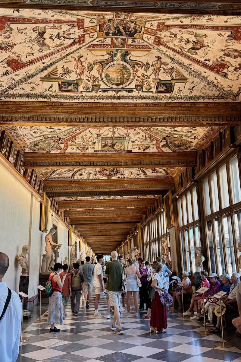 Uffizi Gallery in Florence, Italy