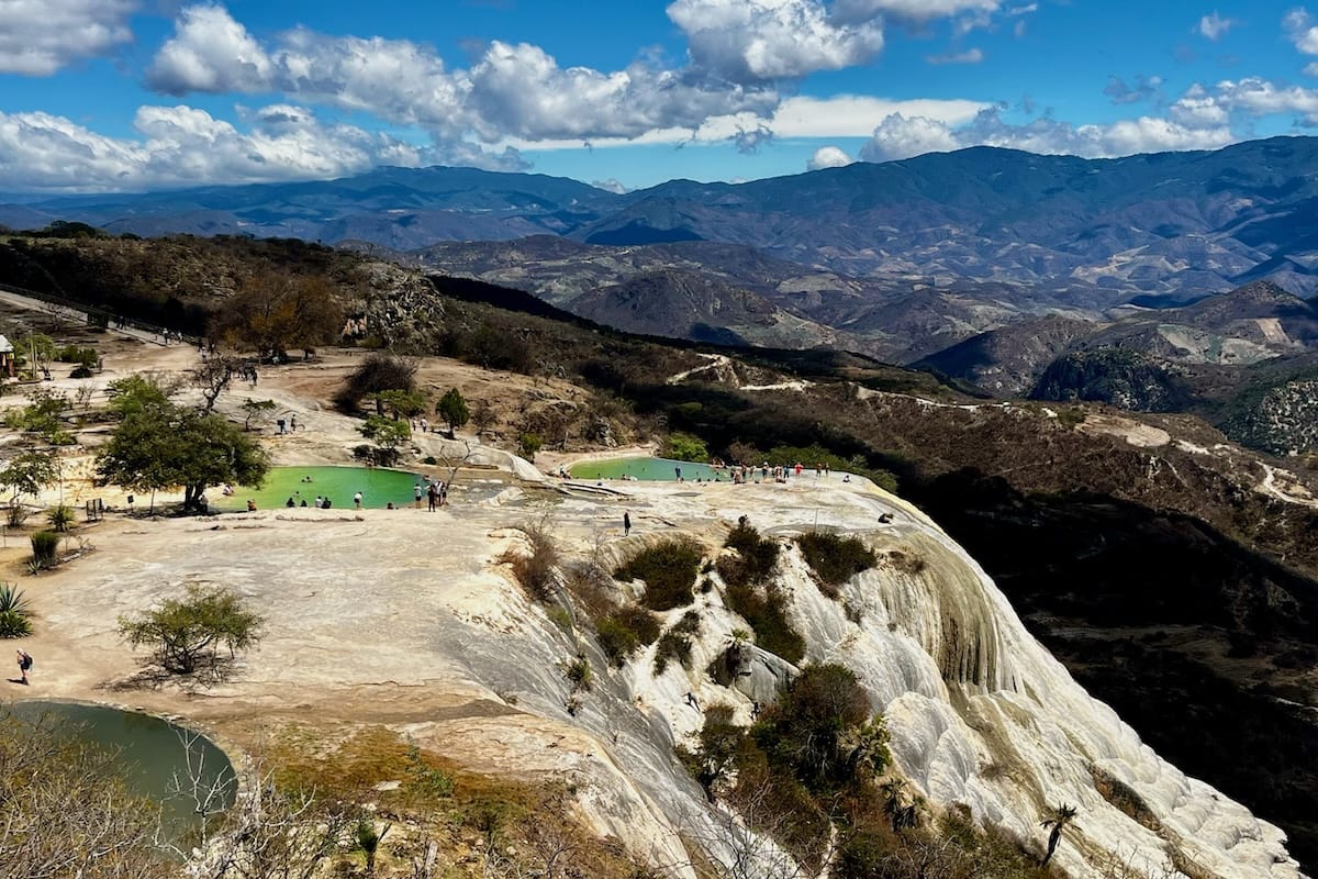 Hierve El Agua near Oaxaca Mexico