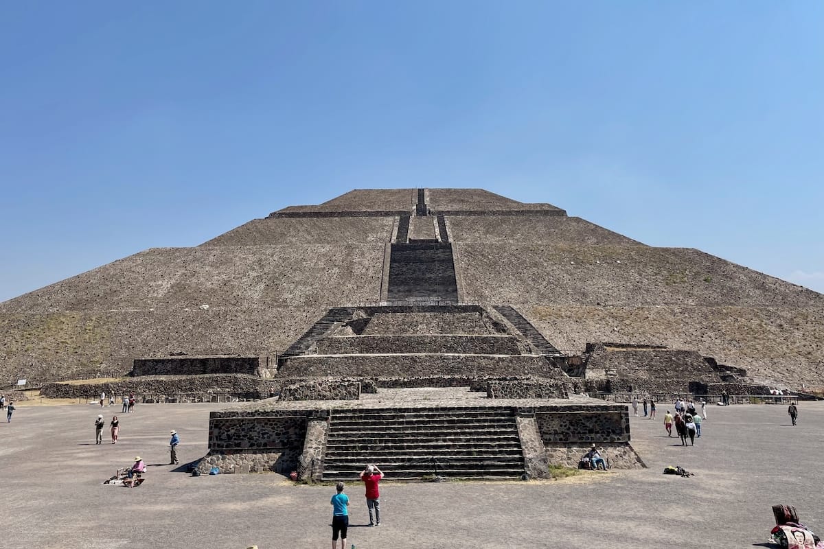 Pyramid of the Sun at Teotihuacán, Mexico